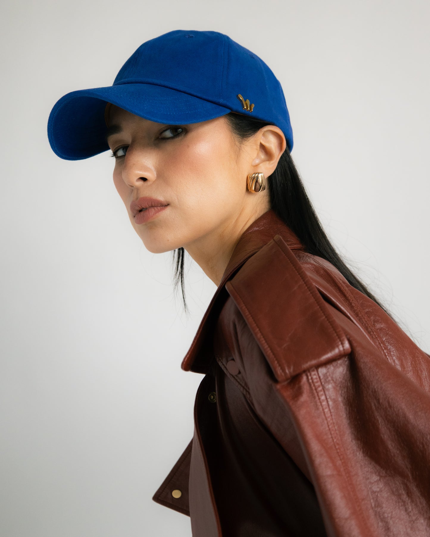 Royal Blue Organic Cotton Stretch Twill