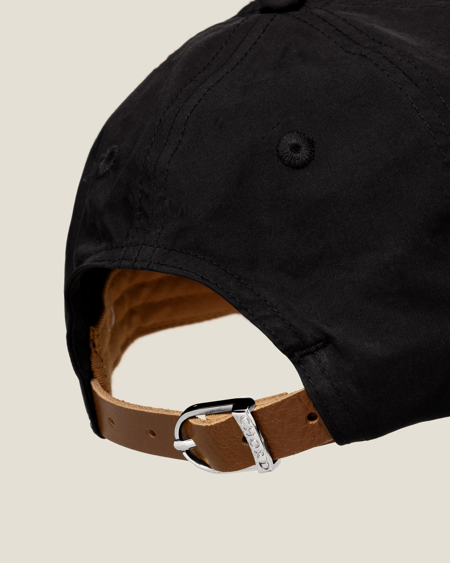 Black Nylon with Silver Hardware