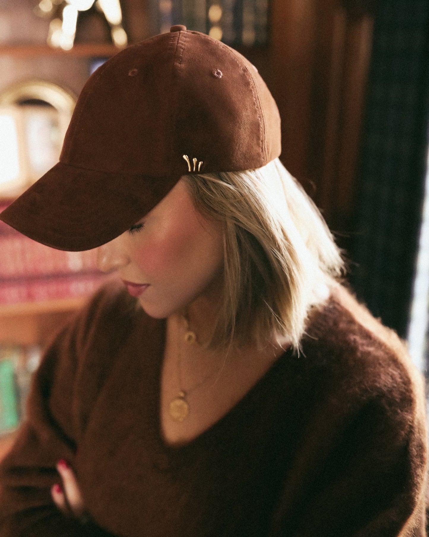 Brown Suede