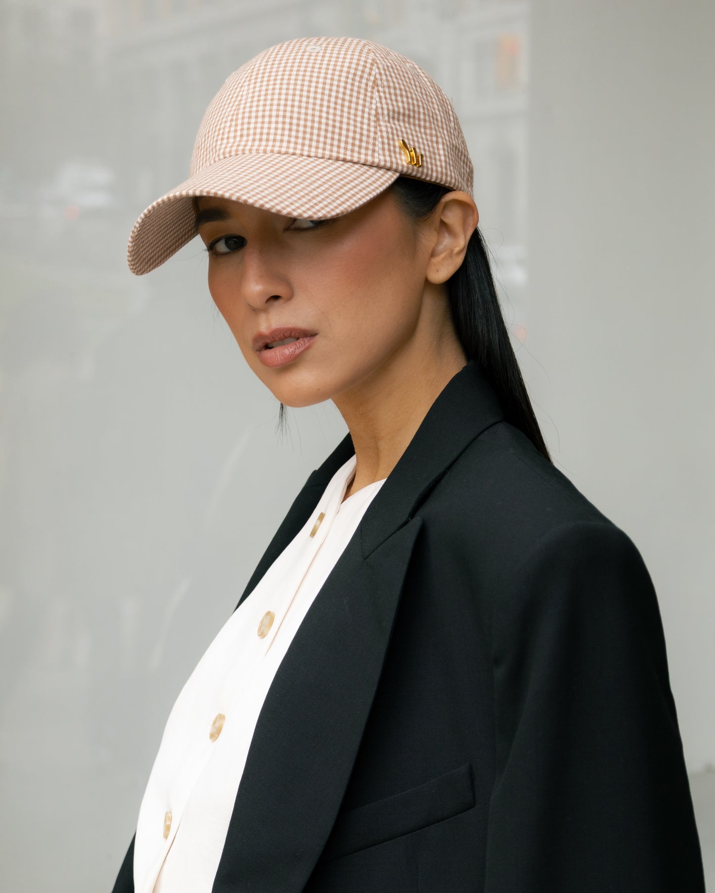 Khaki Gingham