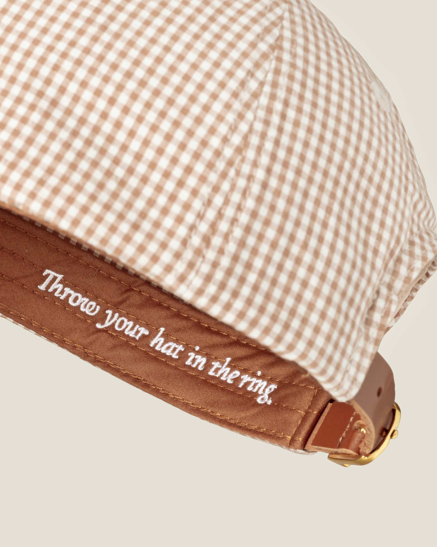 Khaki Gingham