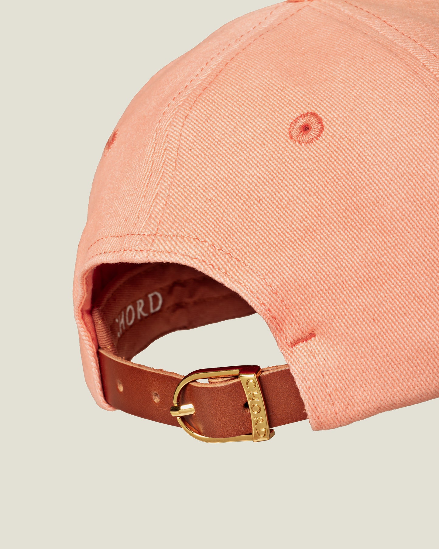 Peach Organic Cotton Stretch Twill