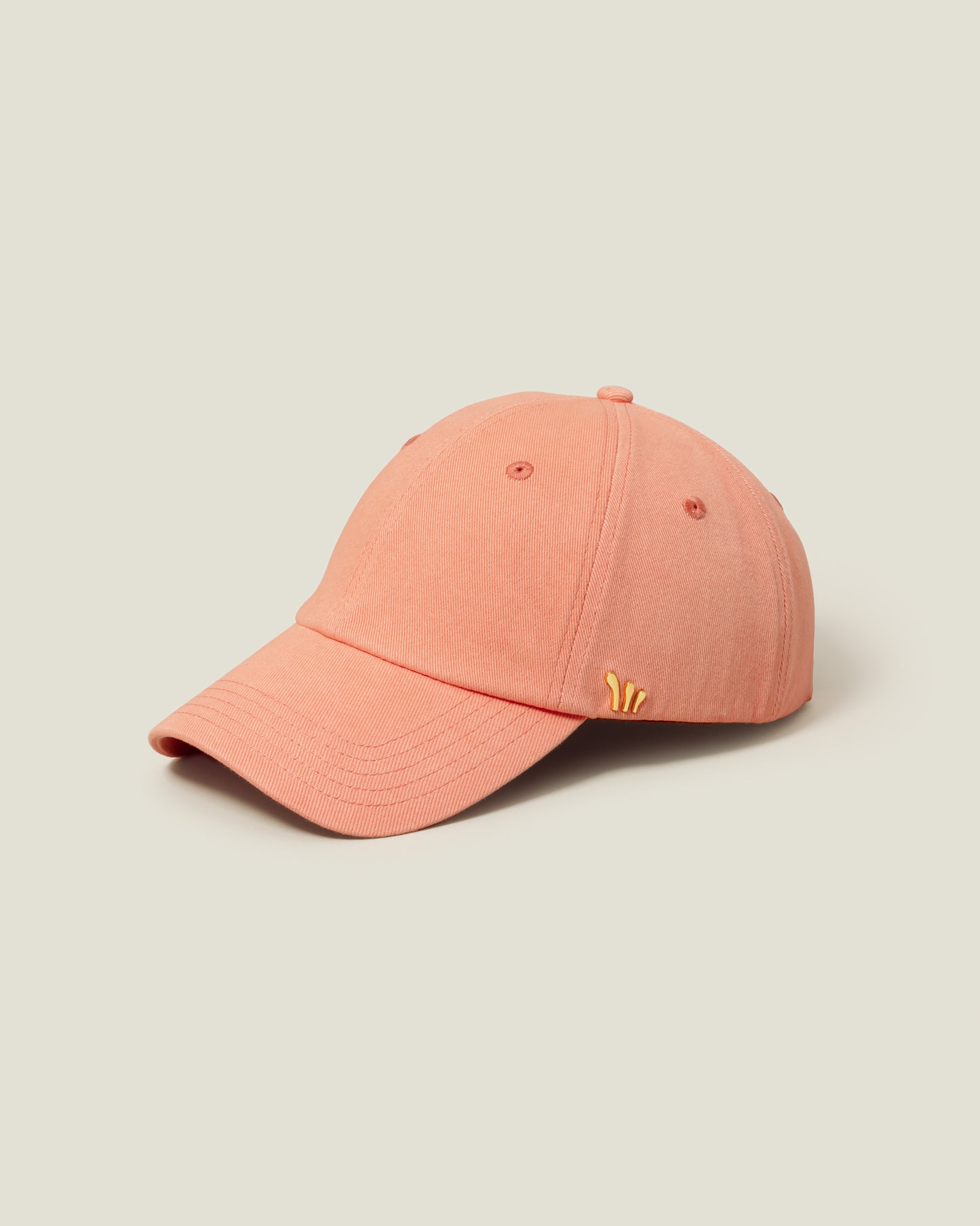 Peach Organic Cotton Stretch Twill