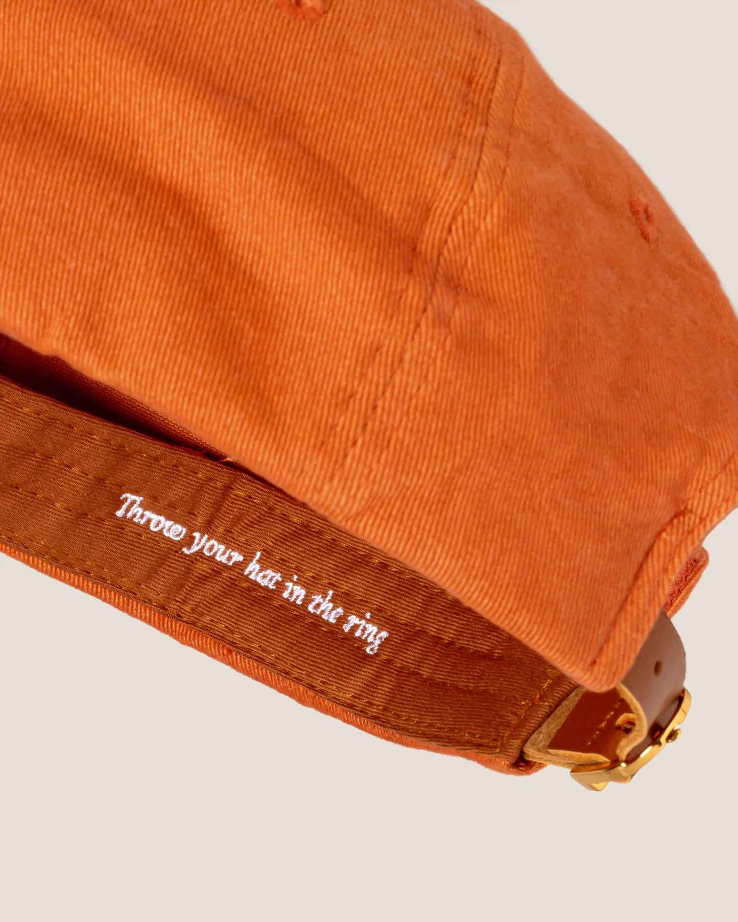 Burnt Orange Organic Cotton Stretch Twill