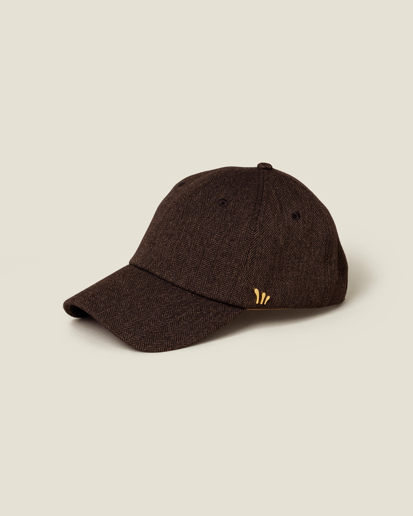 Brown Herringbone