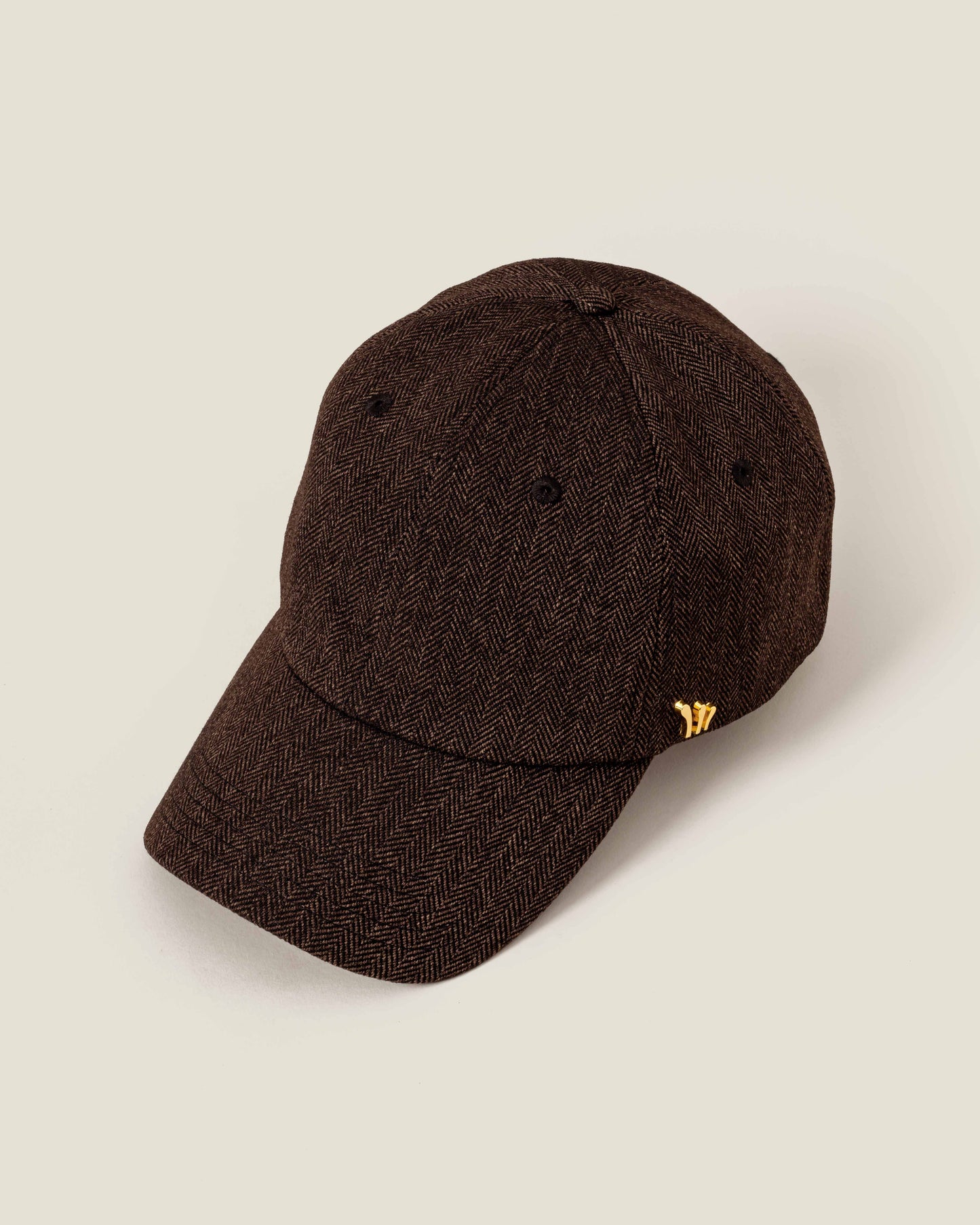 Brown Herringbone