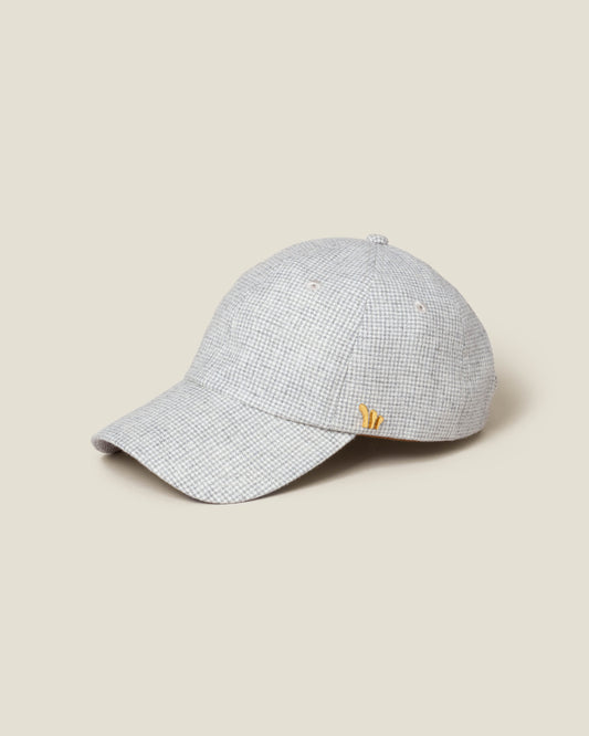 Grey Wool Houndstooth