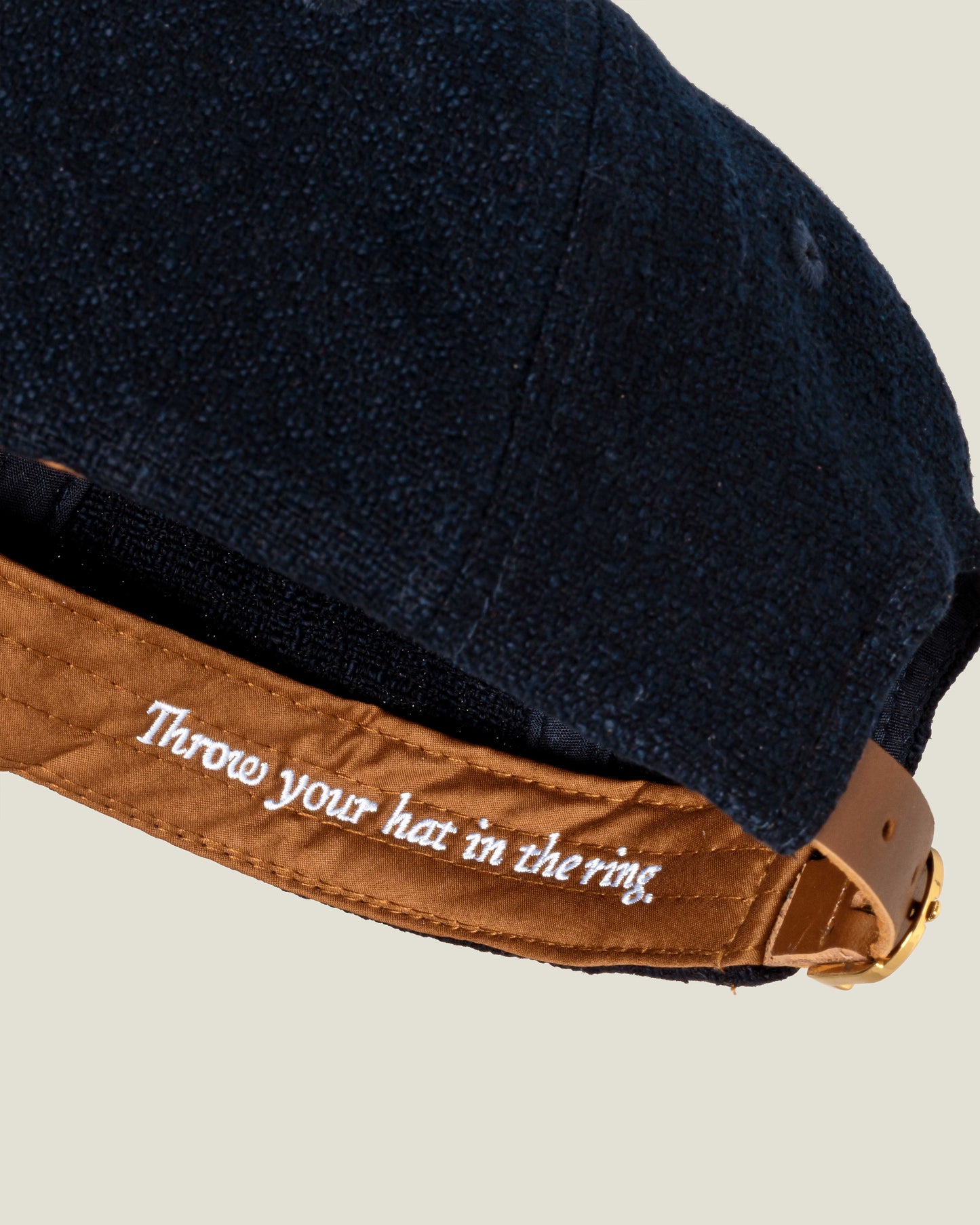 Navy Bouclé