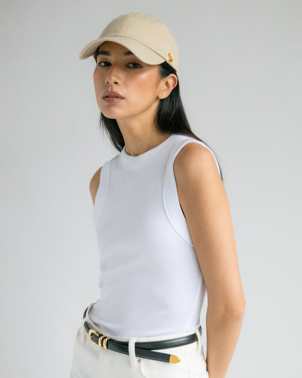 Khaki Organic Cotton Stretch Twill