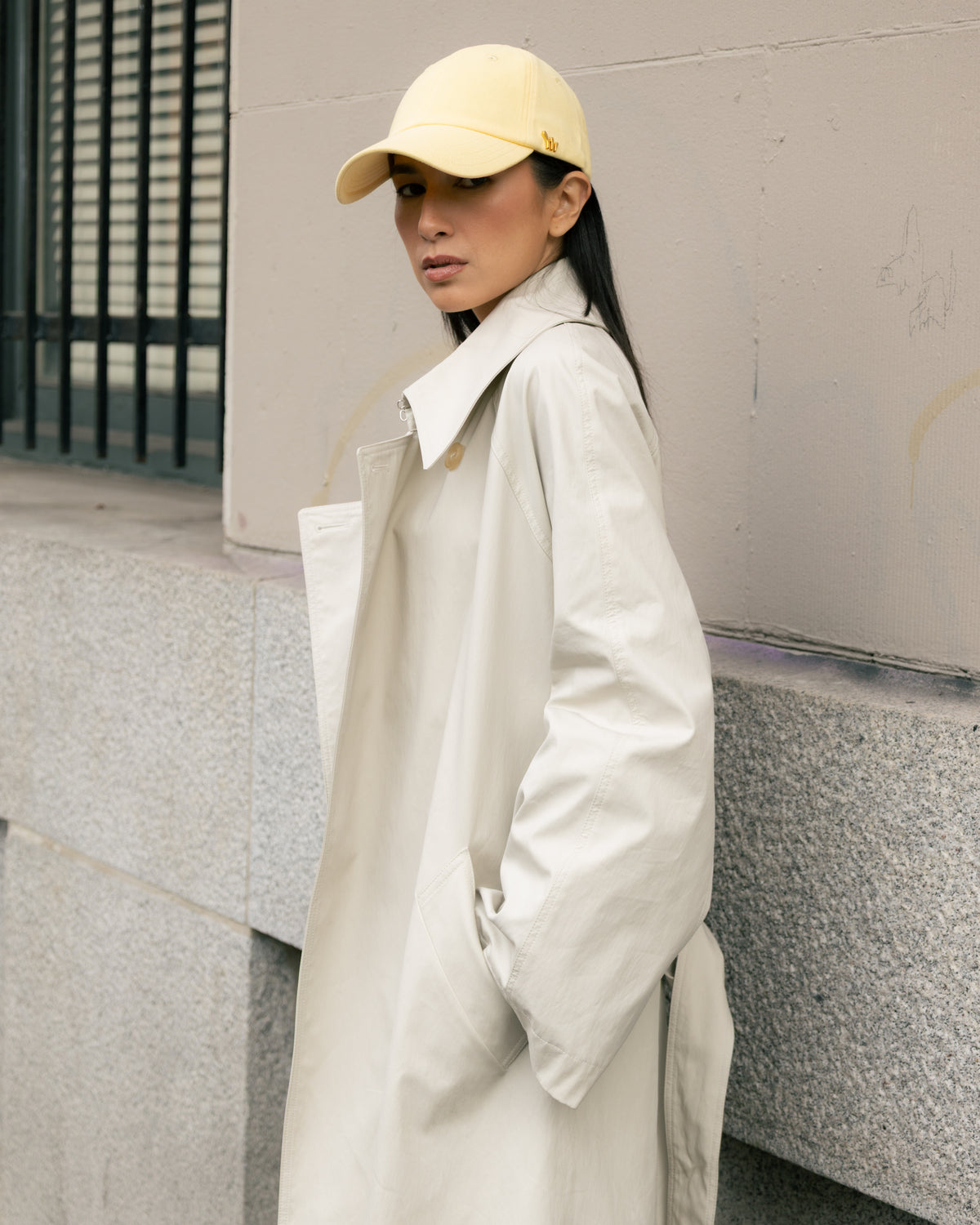 Butter Yellow Organic Cotton Stretch Twill