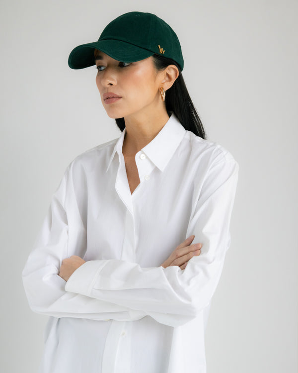 Emerald Green Organic Cotton Stretch Twill