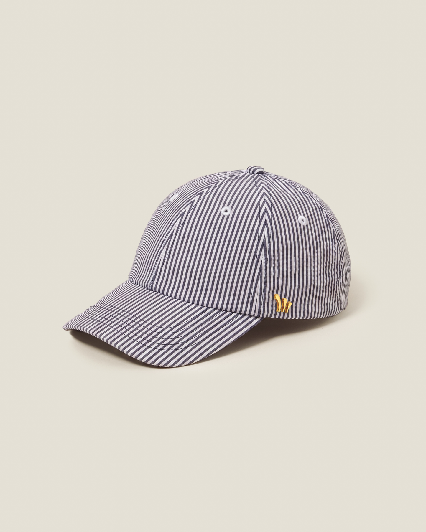 Navy Seersucker