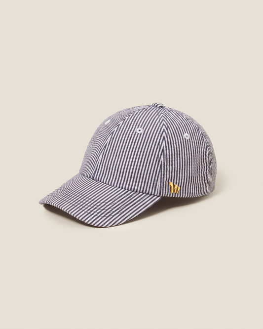 Navy Seersucker