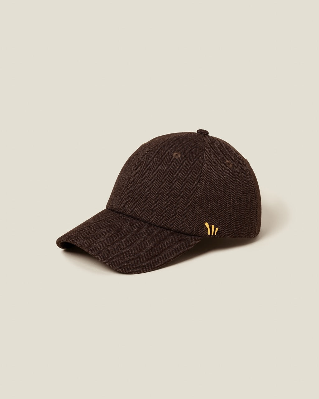 Brown Herringbone