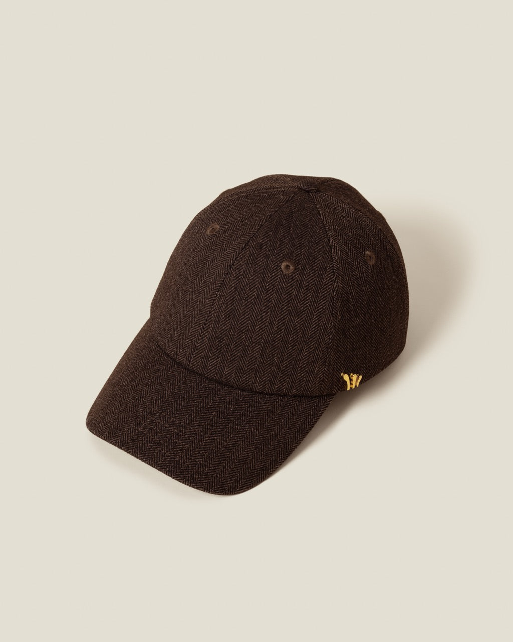 Brown Herringbone