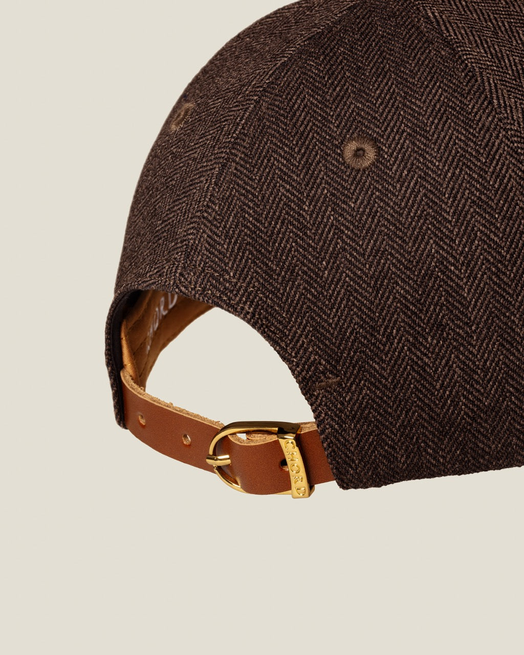 Brown Herringbone