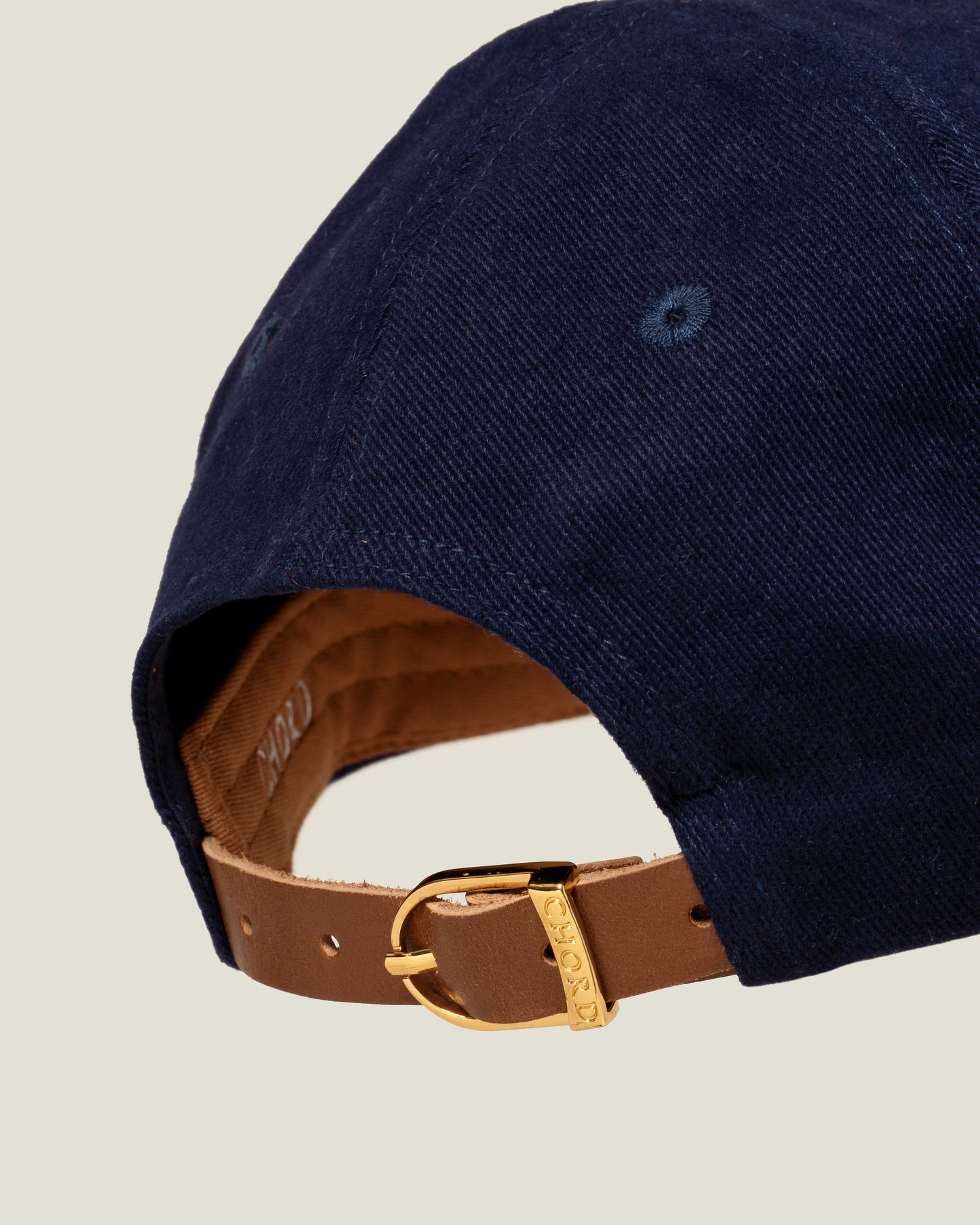 Navy Organic Cotton Stretch Twill