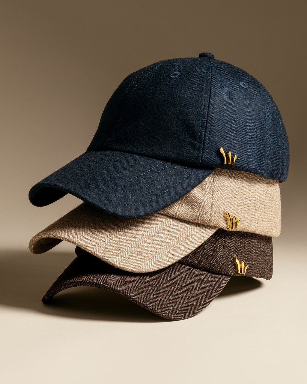 Navy Herringbone