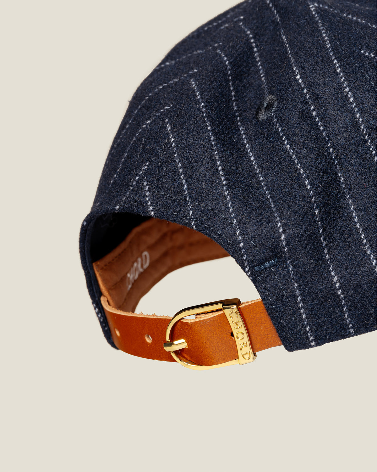 Navy Wool Pinstripe